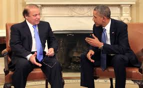 Pak PM with US President (Credit: McClatchy.com)