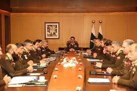 Pak army meeting (Credit: pakistansoldiers.com)