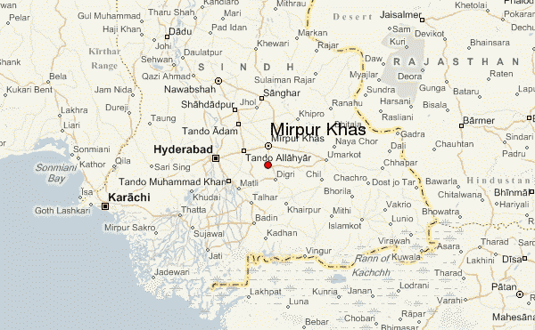 Mirpurkhas Sindh (Credit weatherforecast.com)