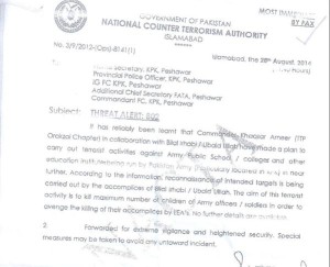 Official warning to KPK govt (Credit: hindu.com)
