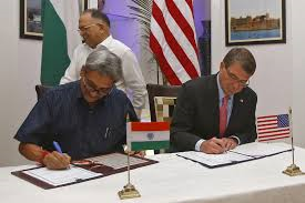 Indo US defense treaty (Credit: ibnlive.com)