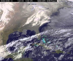 Blizzard from space (Credit: nasa.gov)