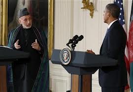 Karzai Obama meeting (Credit: news.yahoo.com)